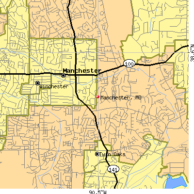 Manchester map
