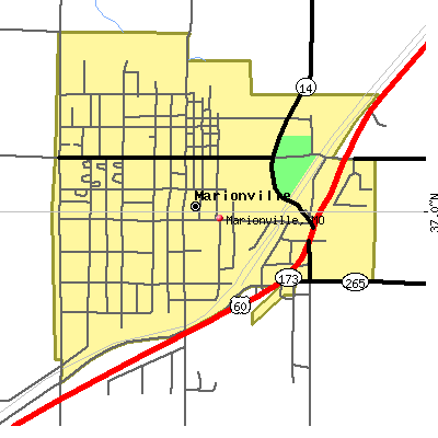 Marionville map