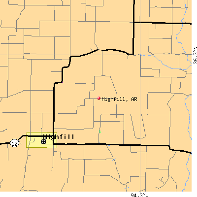 Highfill map