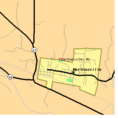 Marthasville map
