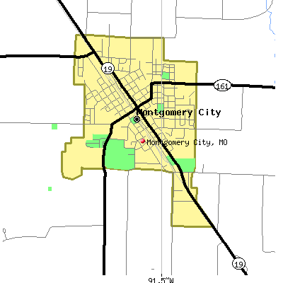 Montgomery City map