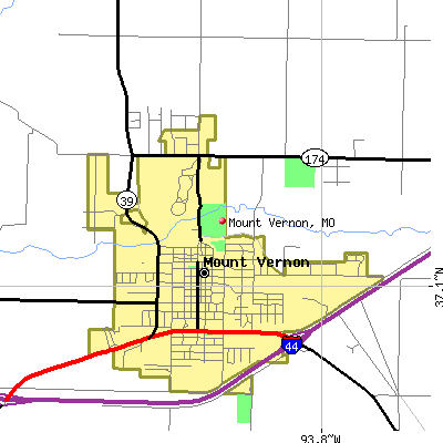 Mount Vernon map