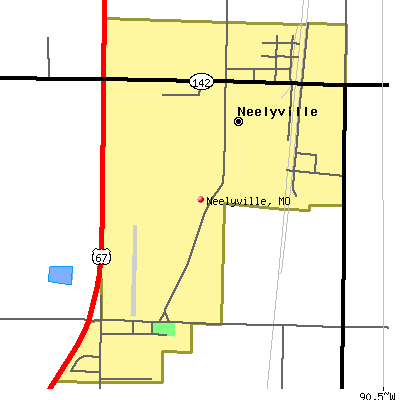 Neelyville map
