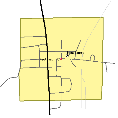 Newtown map