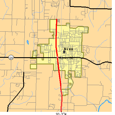 Nixa map