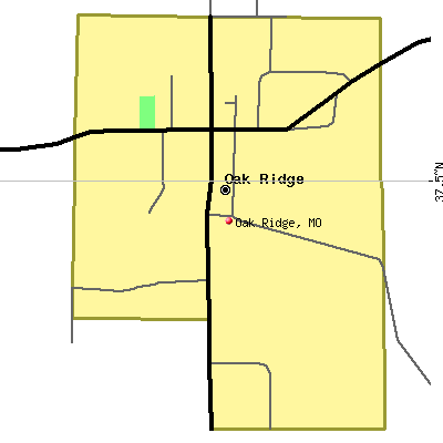 Oak Ridge map