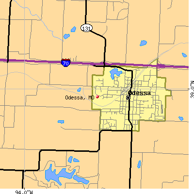 Odessa map