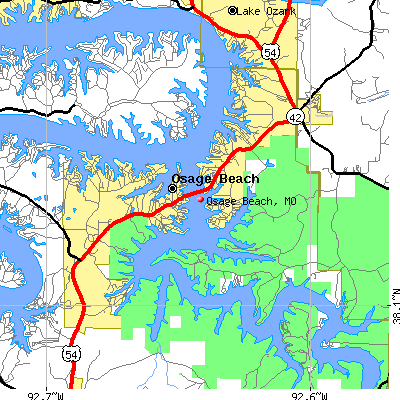 Osage Beach map