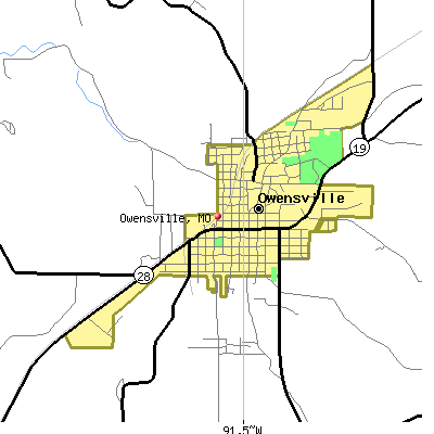 Owensville map