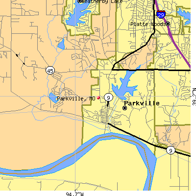 Parkville map