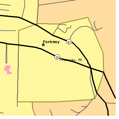 Parkway map