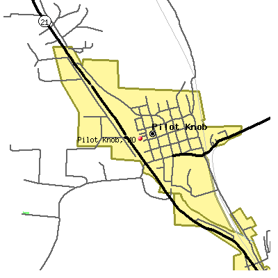 Pilot Knob map