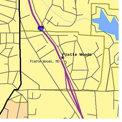 Platte Woods map