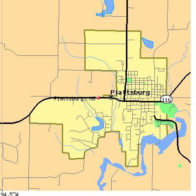 Plattsburg map