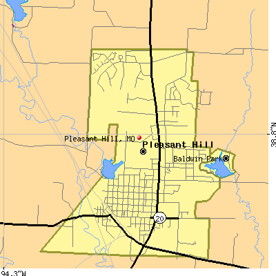 Pleasant Hill map