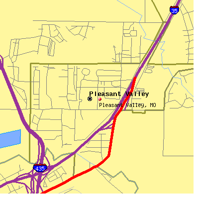 Pleasant Valley map