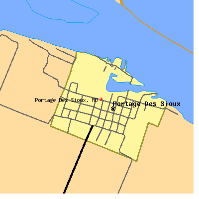 Portage Des Sioux map