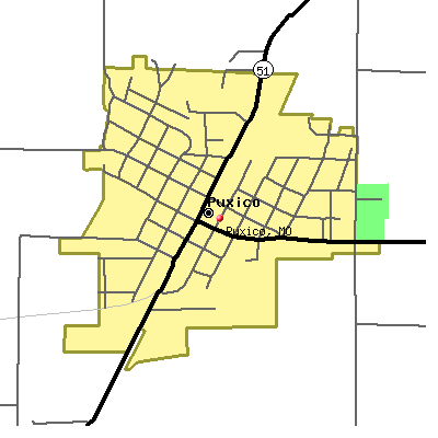 Puxico map