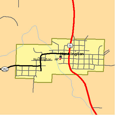 Huntington map