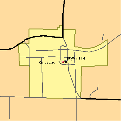 Rayville map