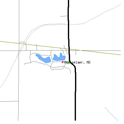 Rensselaer map