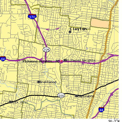 Richmond Heights map