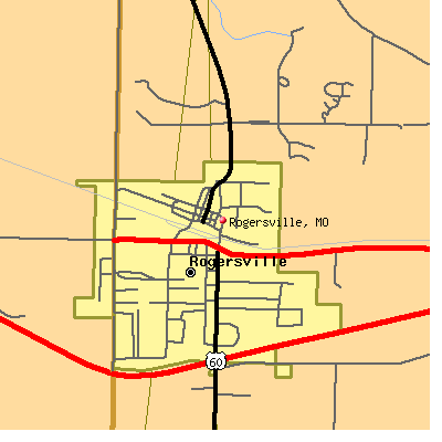 Rogersville map