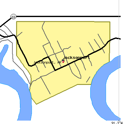 Jacksonport map