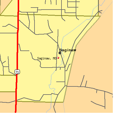 Saginaw map