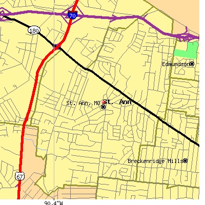 St. Ann map