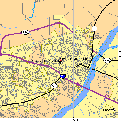 St. Charles map