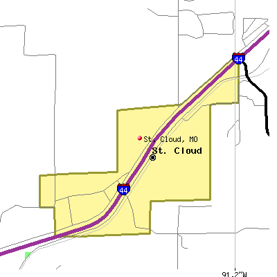 St. Cloud map