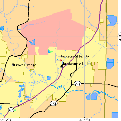 Jacksonville map
