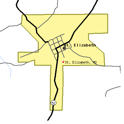 St. Elizabeth map