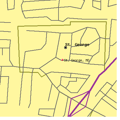 St. George map