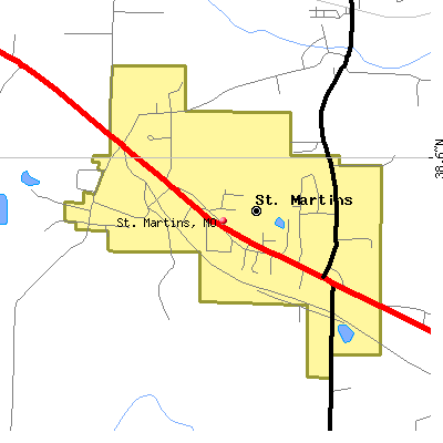 St. Martins map