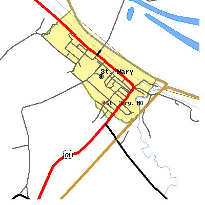 St. Mary map
