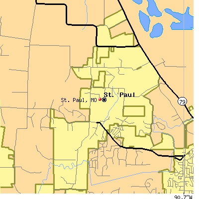 St. Paul map