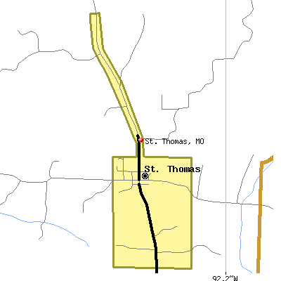 St. Thomas map