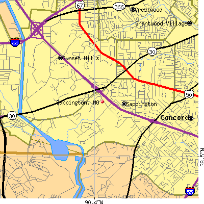Sappington map