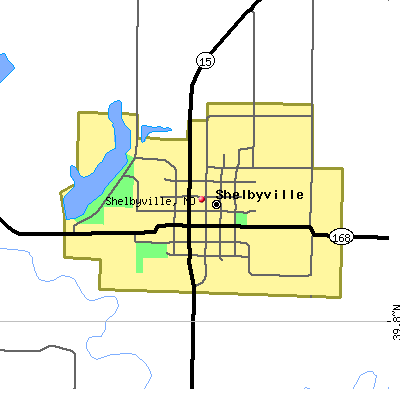 Shelbyville map