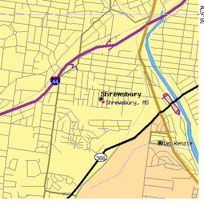 Shrewsbury map