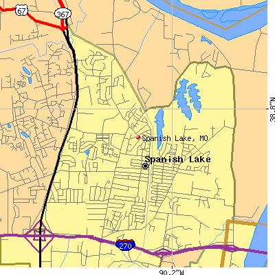 Spanish Lake map