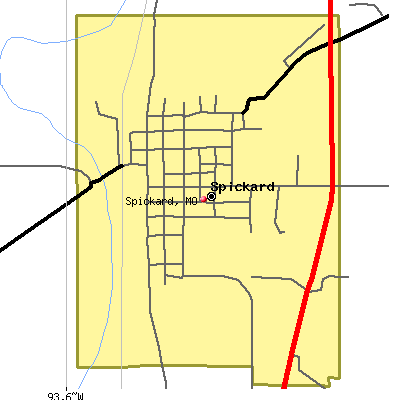 Spickard map