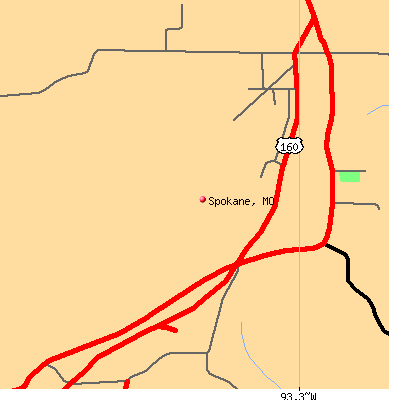 Spokane map
