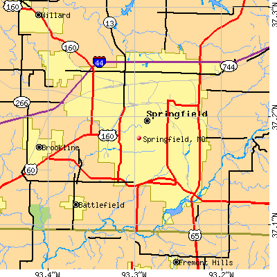 Springfield map