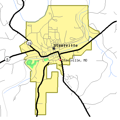 Steelville map