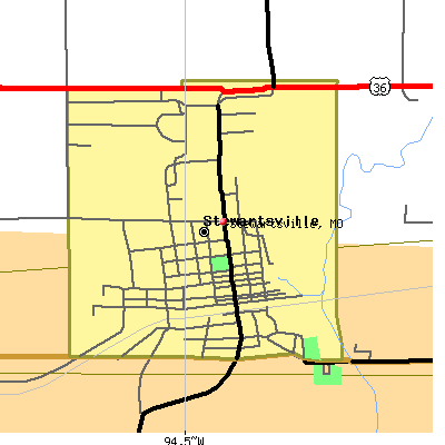 Stewartsville map
