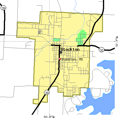 Stockton map