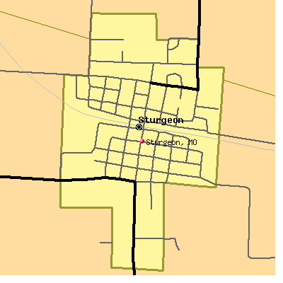 Sturgeon map